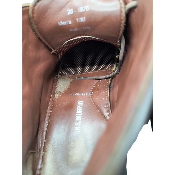 Men's Johnston & Murphy Classic Oiled Sheepskin Chukka Boot Sz. 10 - Picture 5 of 7